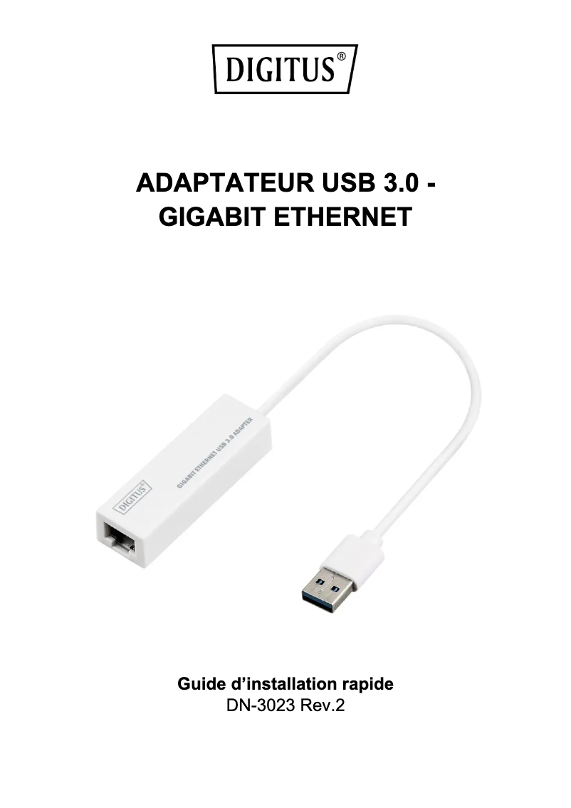 Page 1 of the manual User Manual Digitus DN-3023