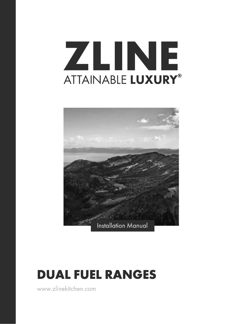 Page 1 de la notice Manuel utilisateur ZLine RA-BM-30