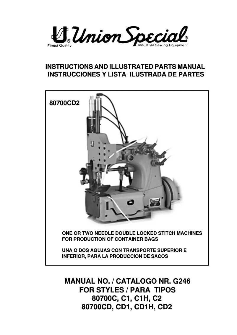 Image de la première page du manuel de l'appareil 80700C