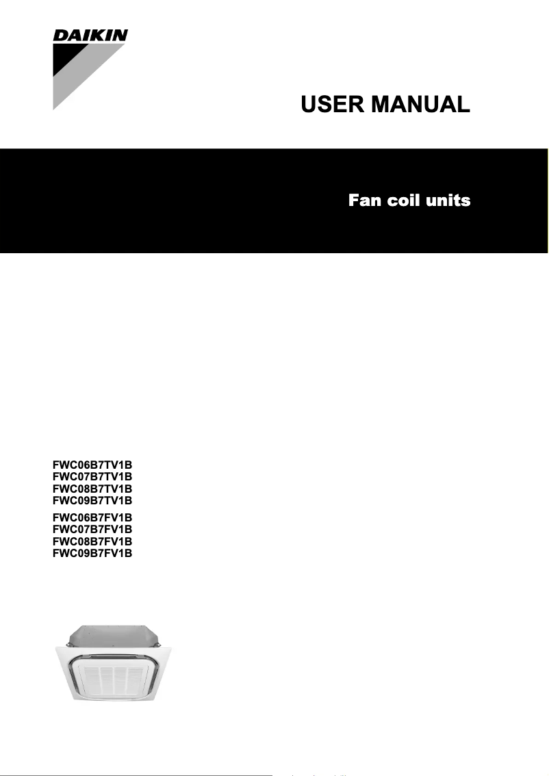 Imagen de la primera página del manual del dispositivo FWC07B5TV1B