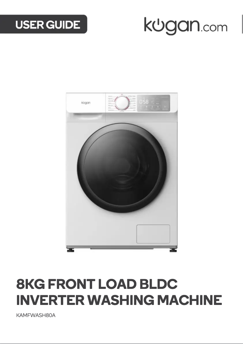 Page 1 de la notice Manuel utilisateur Kogan KAMFWASH80A