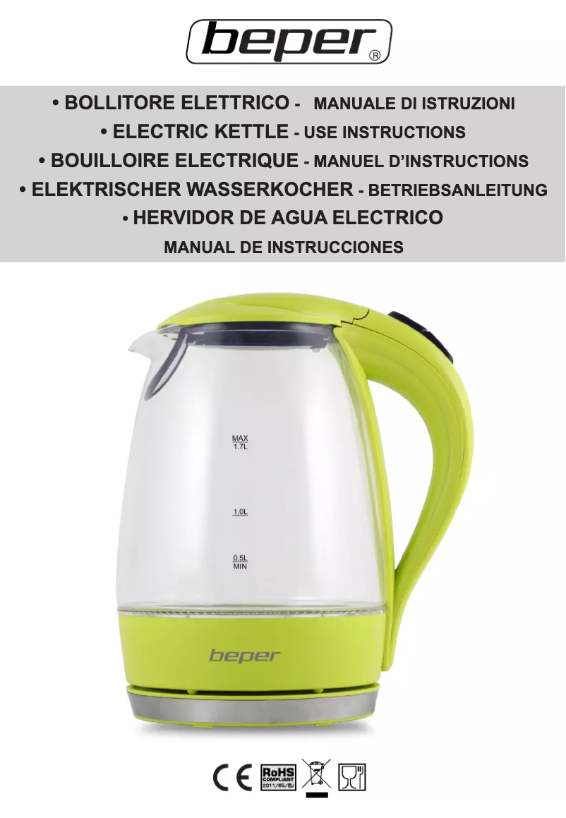 Page 1 de la notice Manuel utilisateur Beper 90.352