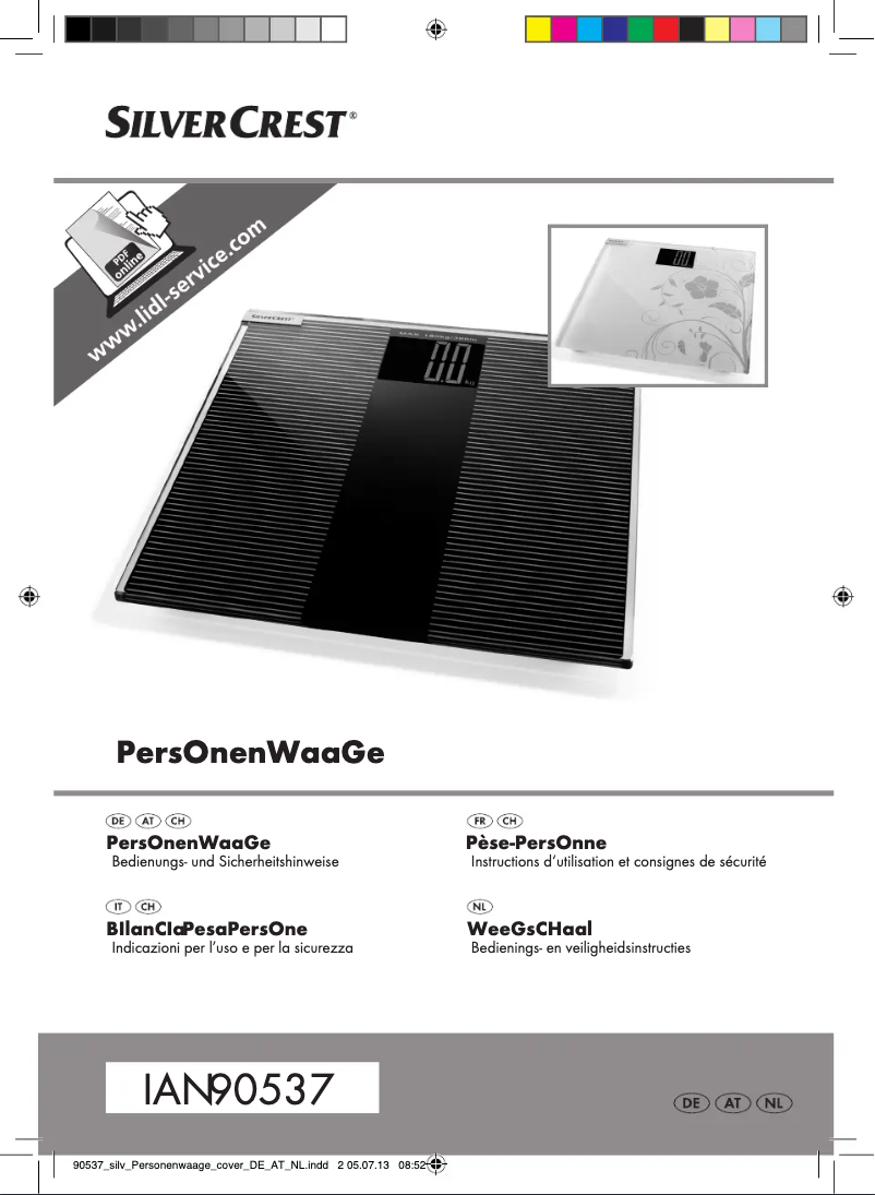Página 1 del manual Manual de usuario SilverCrest IAN 90537