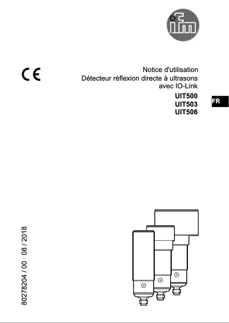 Image de la première page du manuel de l'appareil UIT503