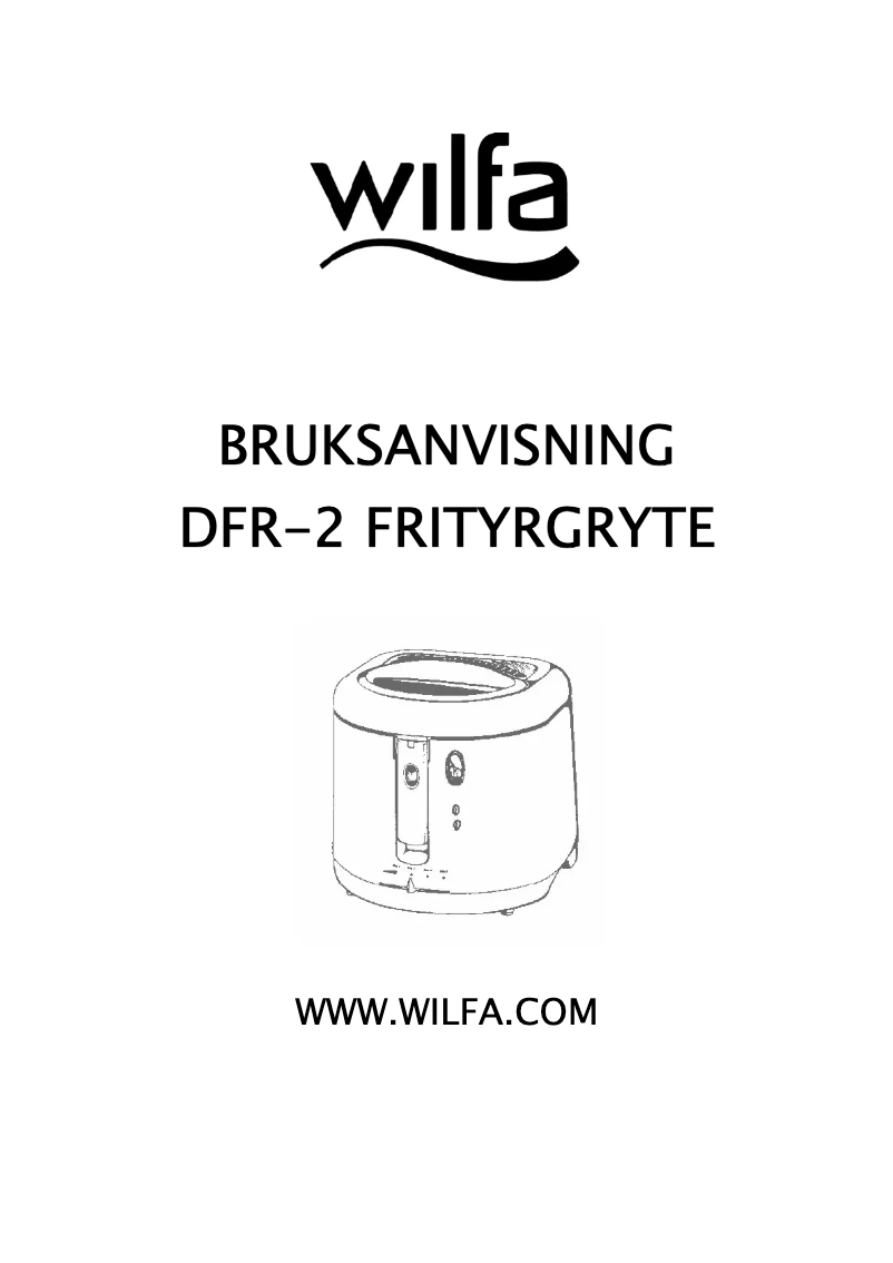 Image de la première page du manuel de l'appareil DFR-2