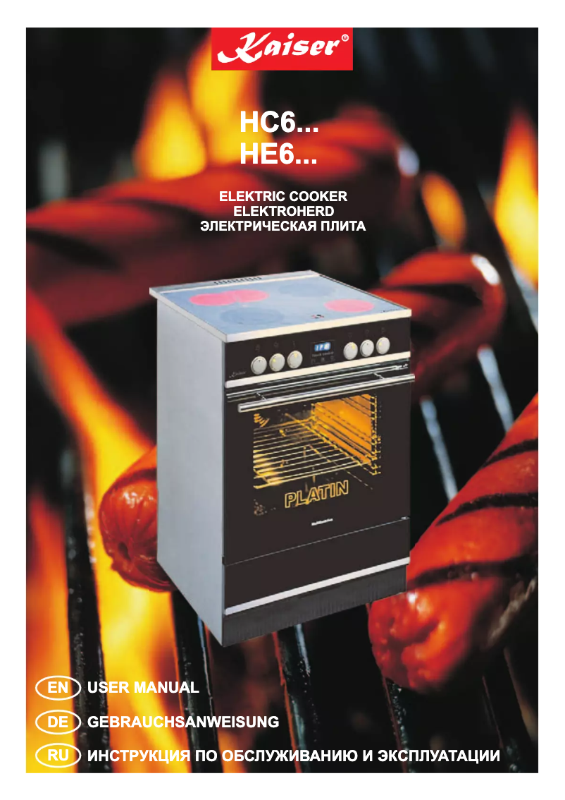 Page n°1 - Manuel utilisateur Kaiser HC 62010 R