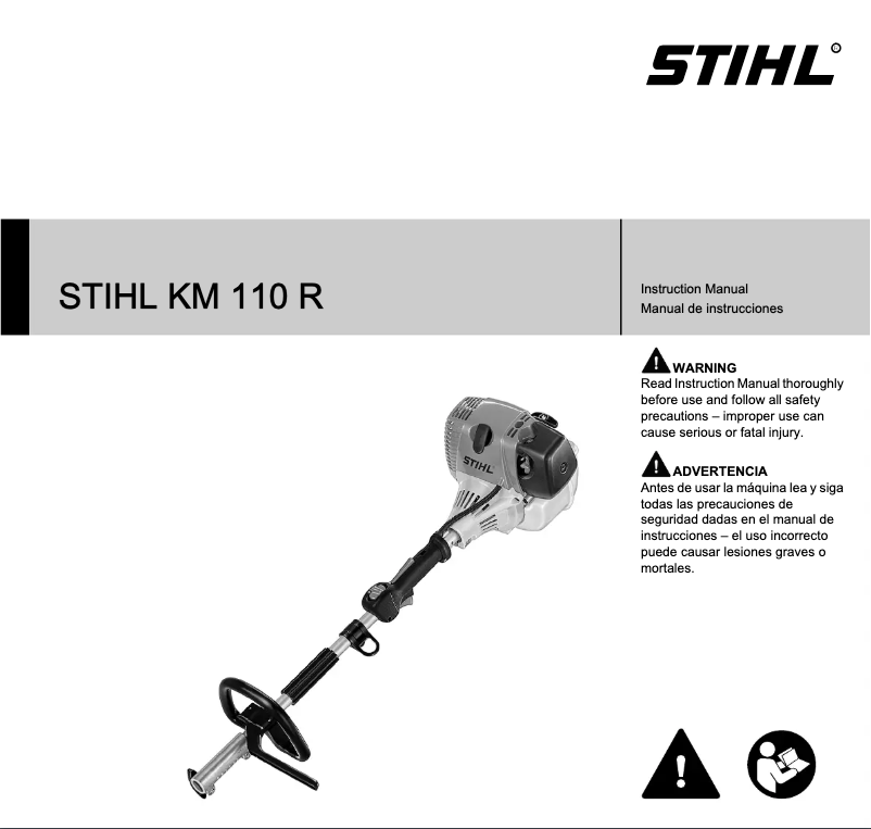 Page 1 de la notice Manuel utilisateur Stihl KM 110 R