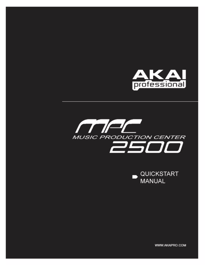 Page n°1 - Manuel utilisateur AKAI MPC2500