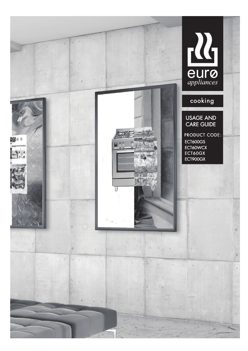 Page 1 de la notice Manuel utilisateur Euro Appliances ECT60WCX