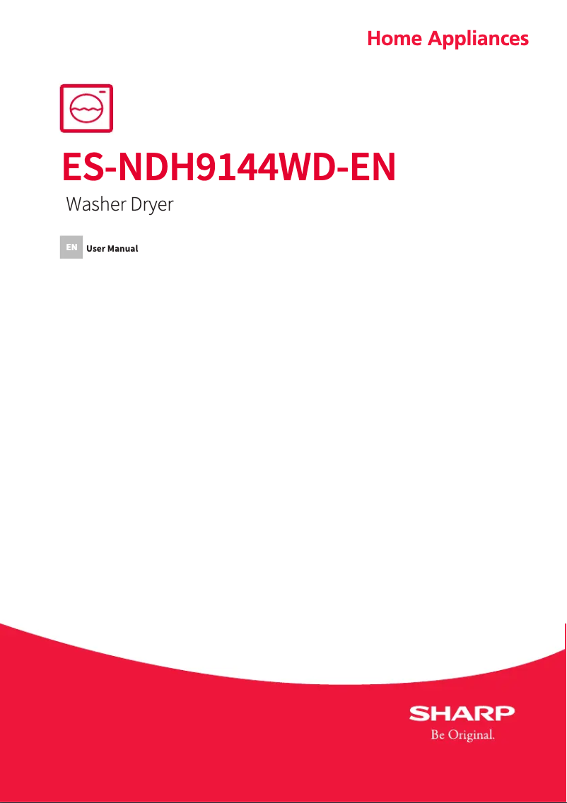 Page n°1 - Manuel utilisateur Sharp ES-NDH0144WC-EN