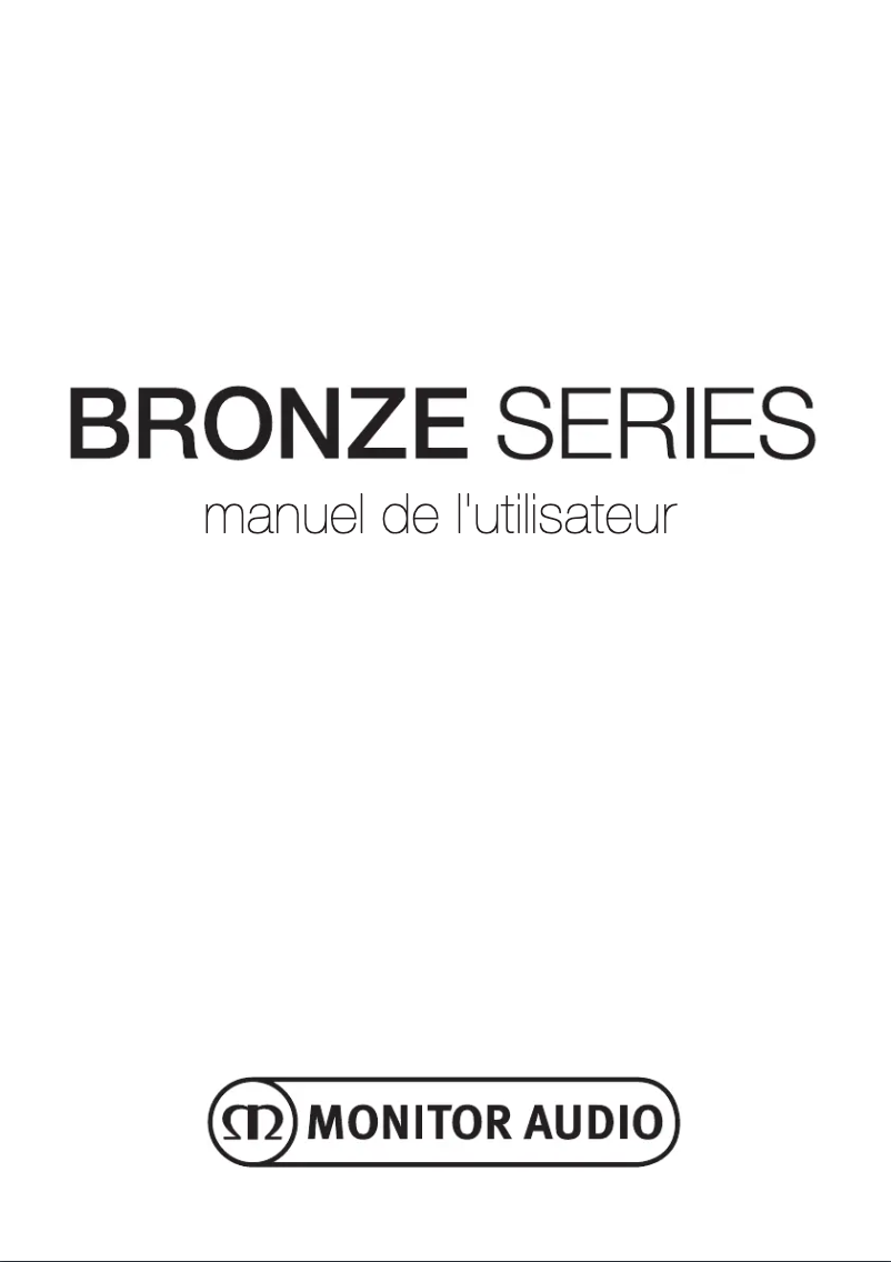Page n°1 - Manuel utilisateur Monitor Audio Bronze 50