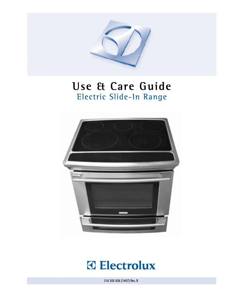 Page n°1 - Manuel utilisateur Electrolux EI30ES55LB