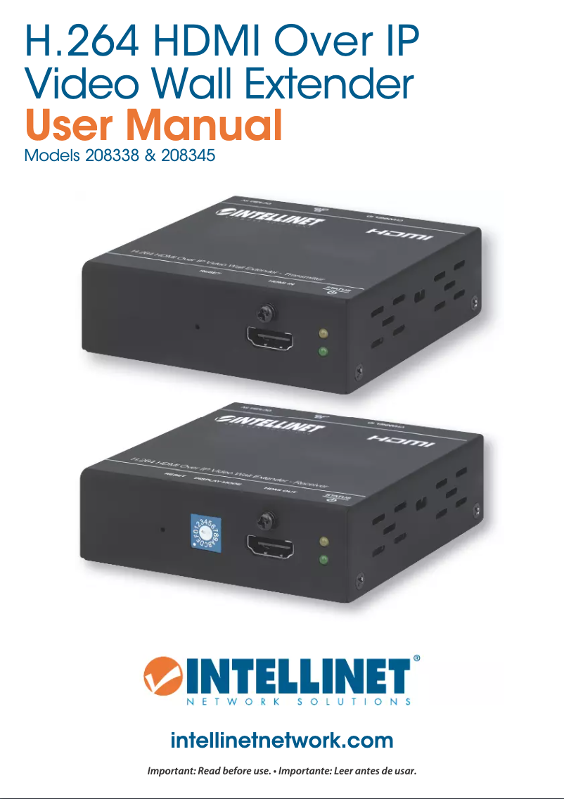 Página 1 del manual Manual de usuario Intellinet 208338