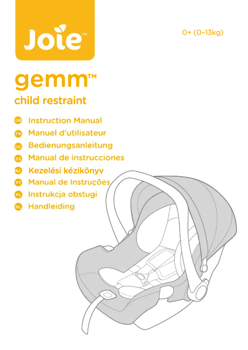 Page 1 de la notice Manuel utilisateur Joie Litetrax 4