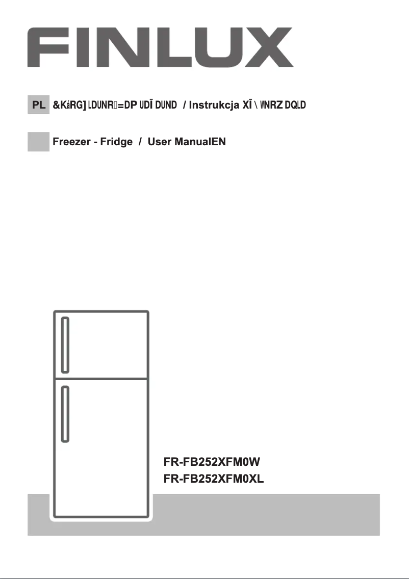 Page n°1 - Manuel utilisateur Finlux FR FB252XFM0W