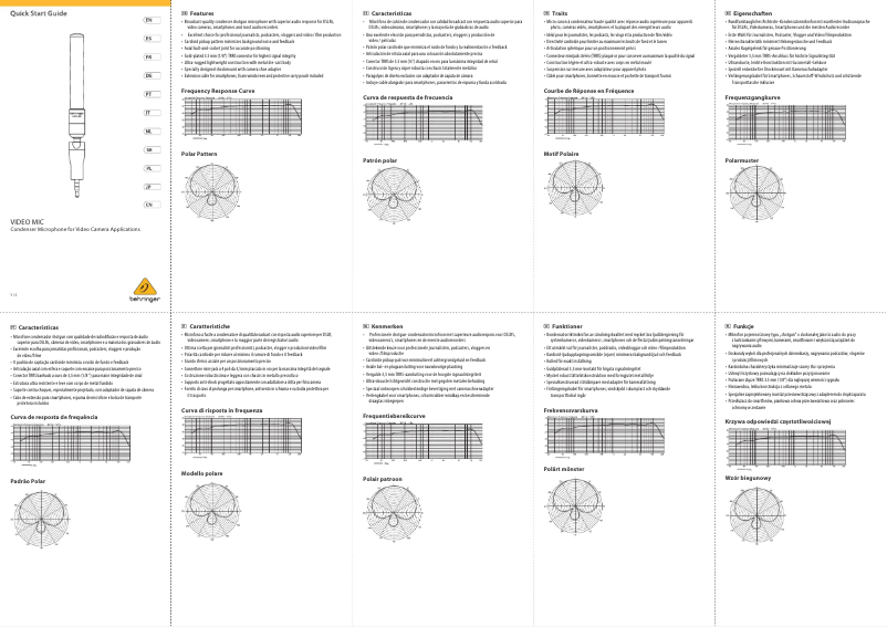 Image de la première page du manuel de l'appareil Video Mic