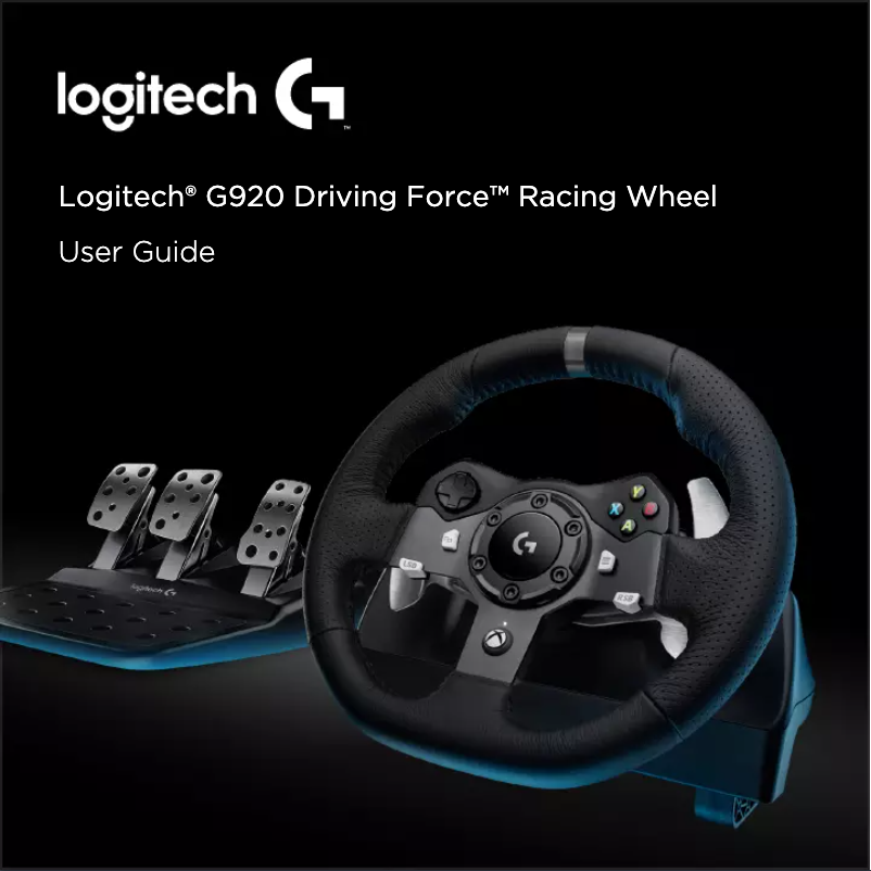 Page n°1 - Manuel utilisateur Logitech Driving Force G920