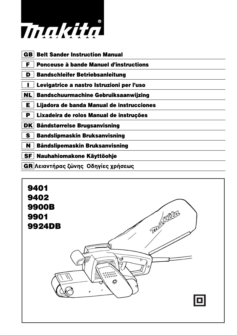 Page 1 de la notice Manuel utilisateur Makita 9901