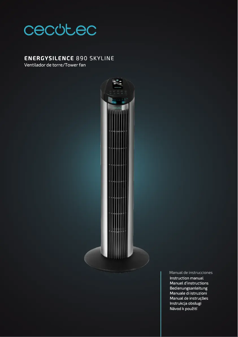 Page n°1 - Manuel utilisateur Cecotec EnergySilence 890 Skyline
