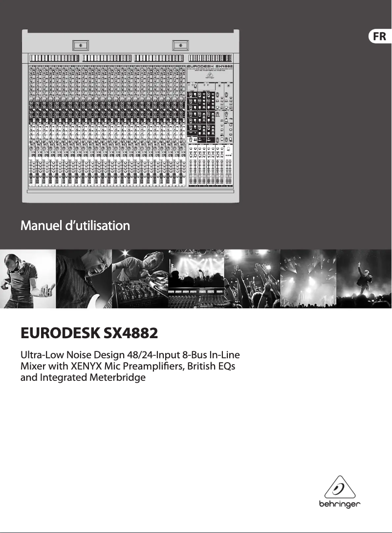 Image de la première page du manuel de l'appareil Eurodesk SX4882