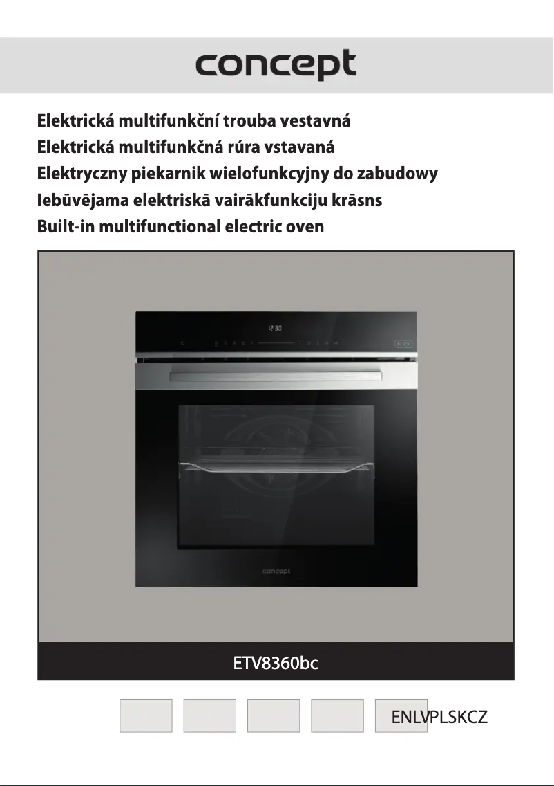 Page 1 de la notice Manuel utilisateur Concept ETV8360BC