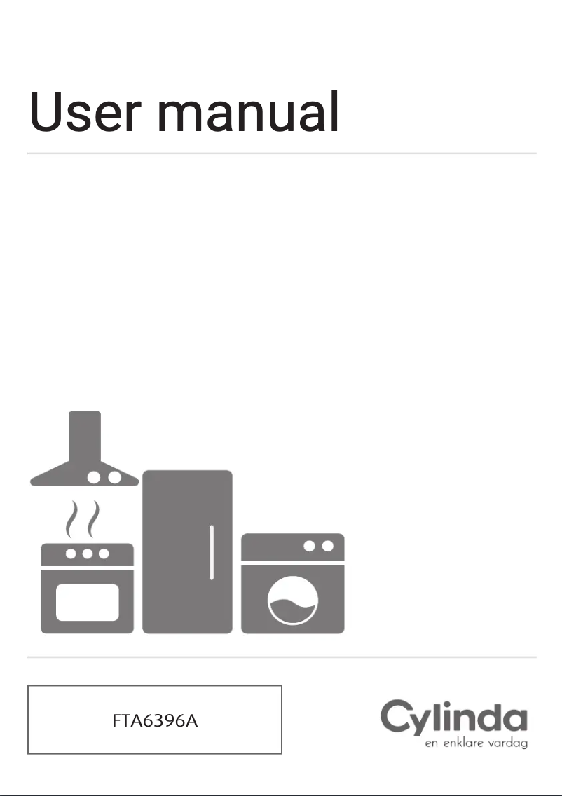 Page n°1 - Manuel utilisateur Cylinda FTA6396A