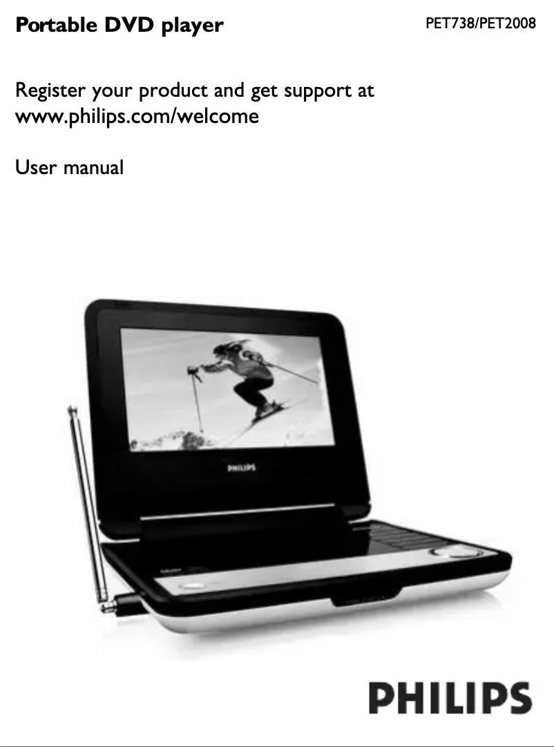 Image de la première page du manuel de l'appareil PET2008