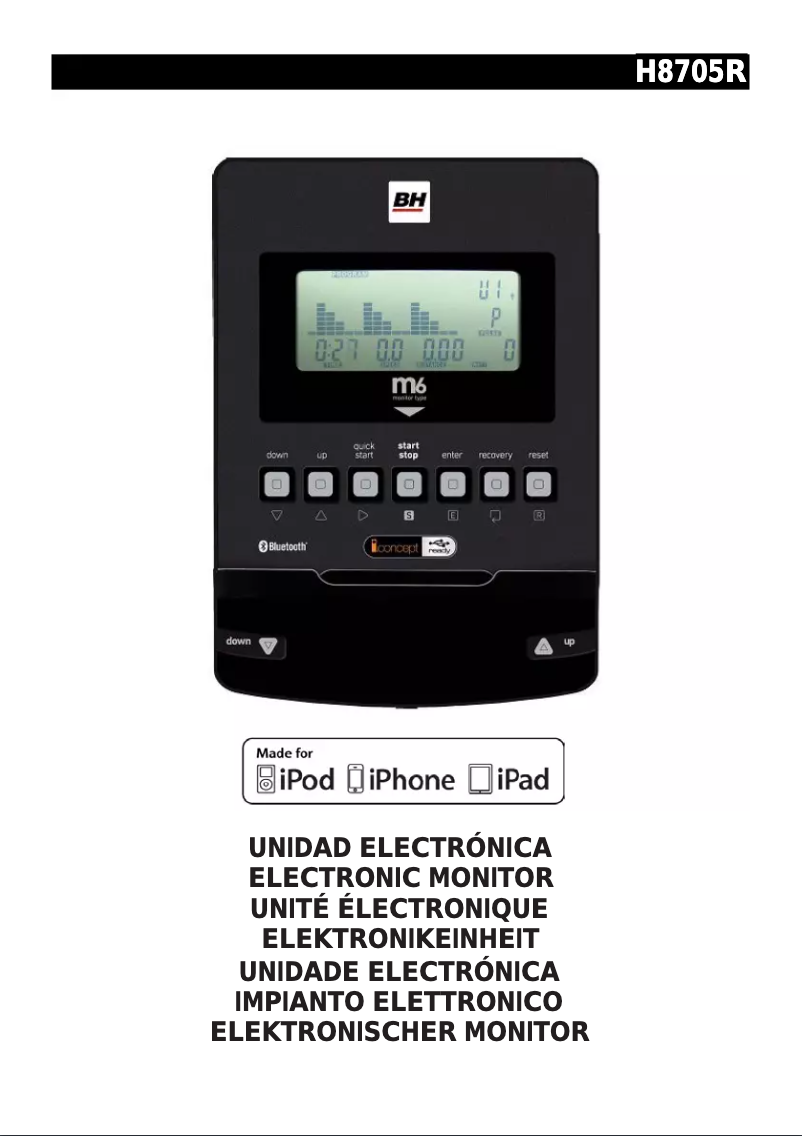 Image de la première page du manuel de l'appareil H8705R