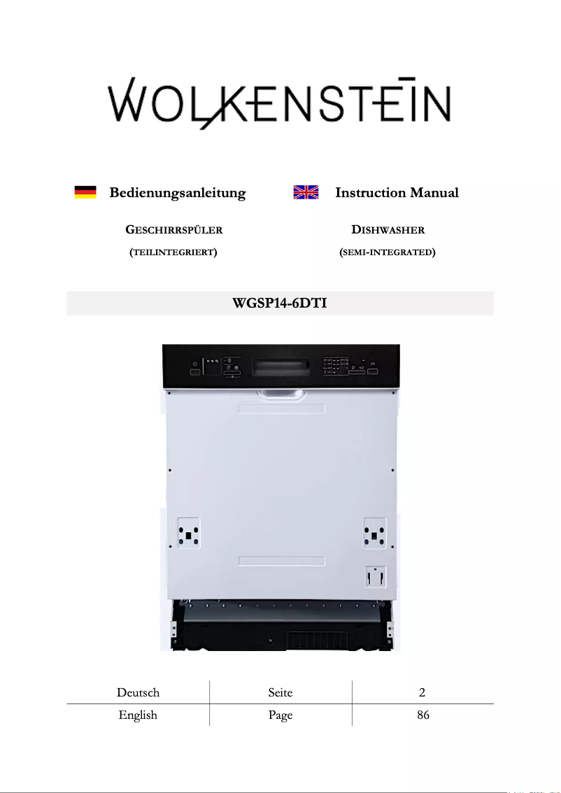Page n°1 - Manuel utilisateur Wolkenstein WGSP14-6DTI