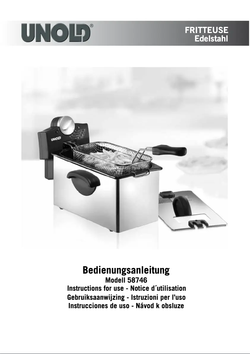 Page 1 de la notice Manuel utilisateur Unold 58746