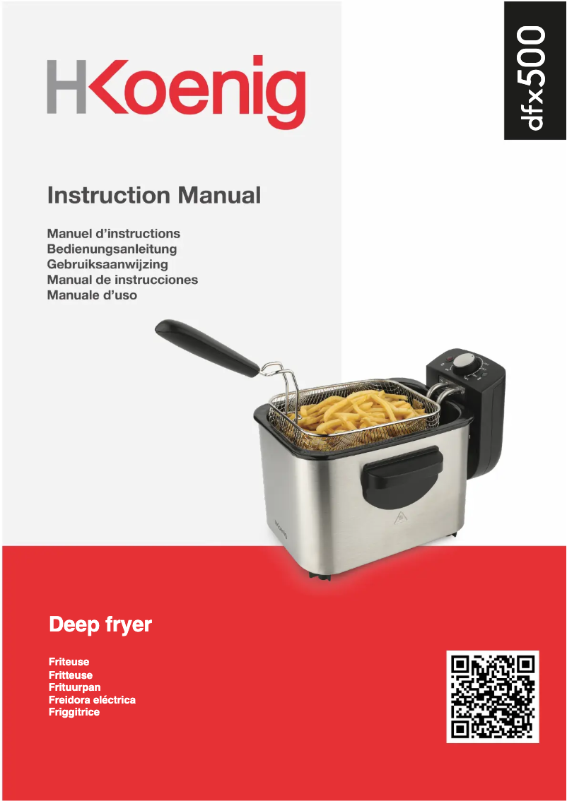 Page 1 de la notice Manuel utilisateur H.Koenig DFX500