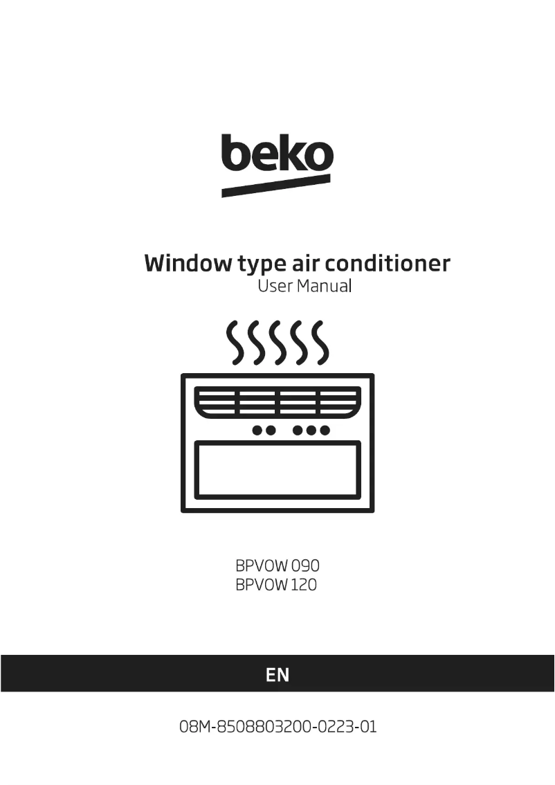 Page 1 de la notice Manuel utilisateur Beko BPVOW 090