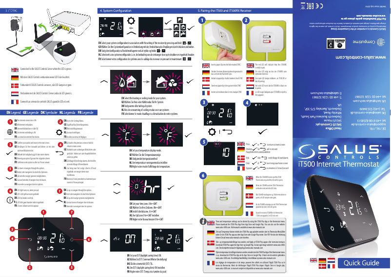 Imagen de la primera página del manual del dispositivo IT500