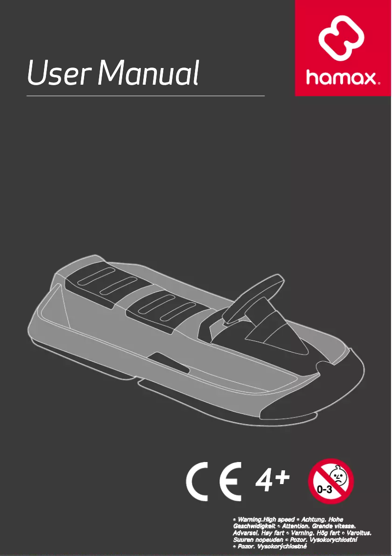 Page 1 de la notice Manuel utilisateur Hamax Sno Fire