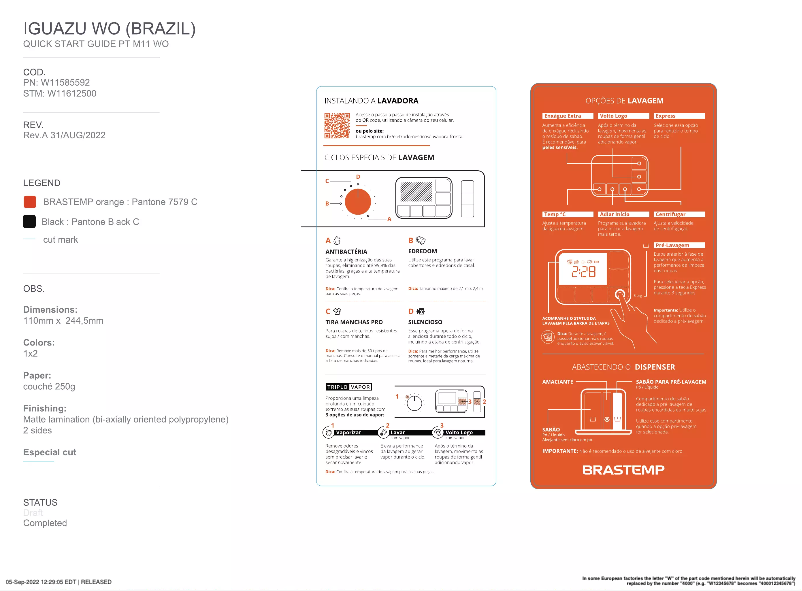 Image de la première page du manuel de l'appareil BNF10AB