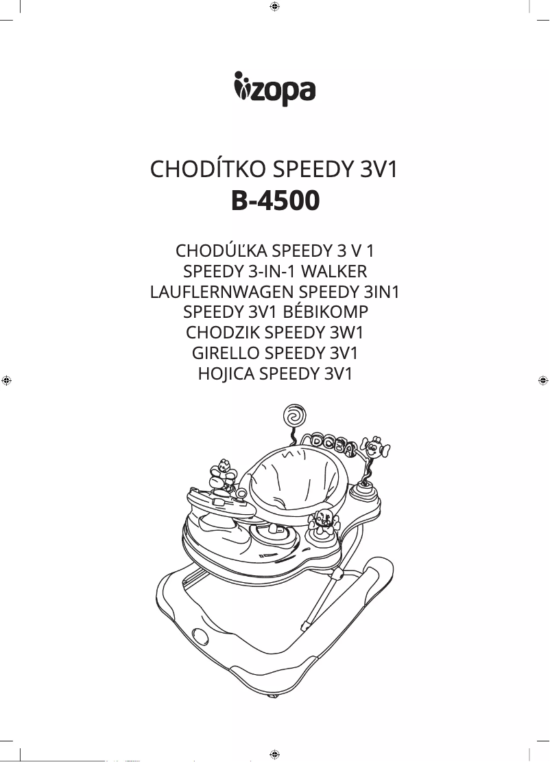 Page 1 de la notice Manuel utilisateur Zopa B-4500