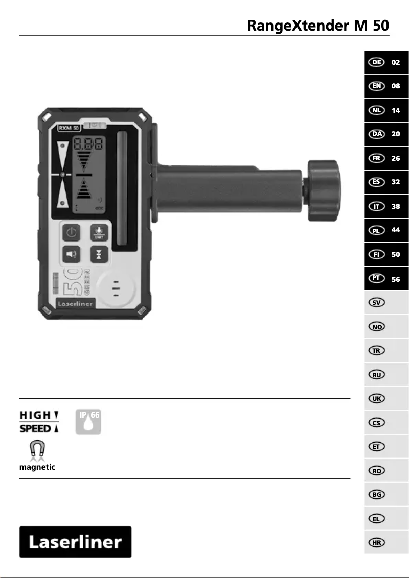 Page n°1 - Manuel utilisateur Laserliner RangeXtender M50
