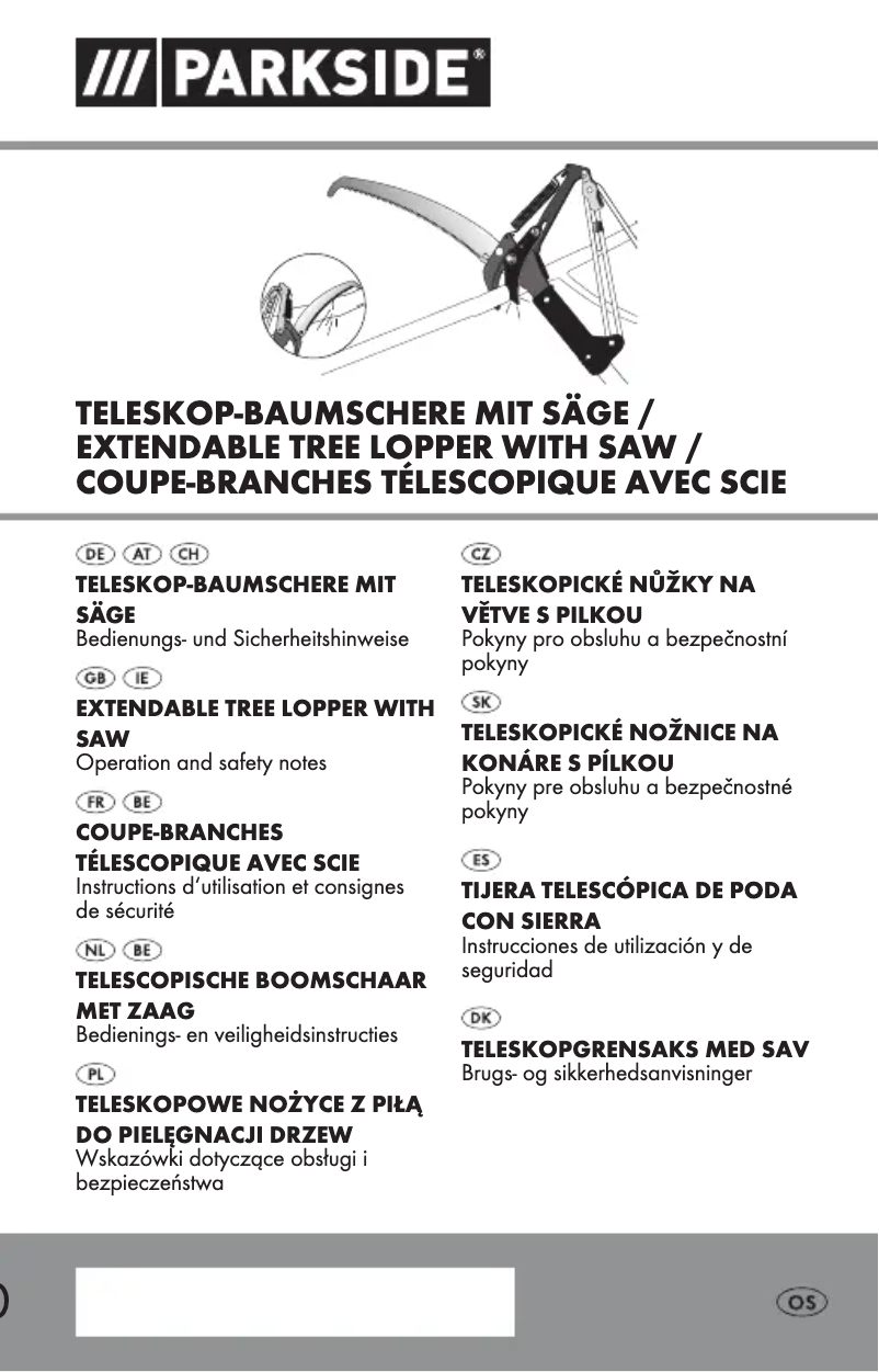 Page 1 de la notice Manuel utilisateur Parkside IAN 354759