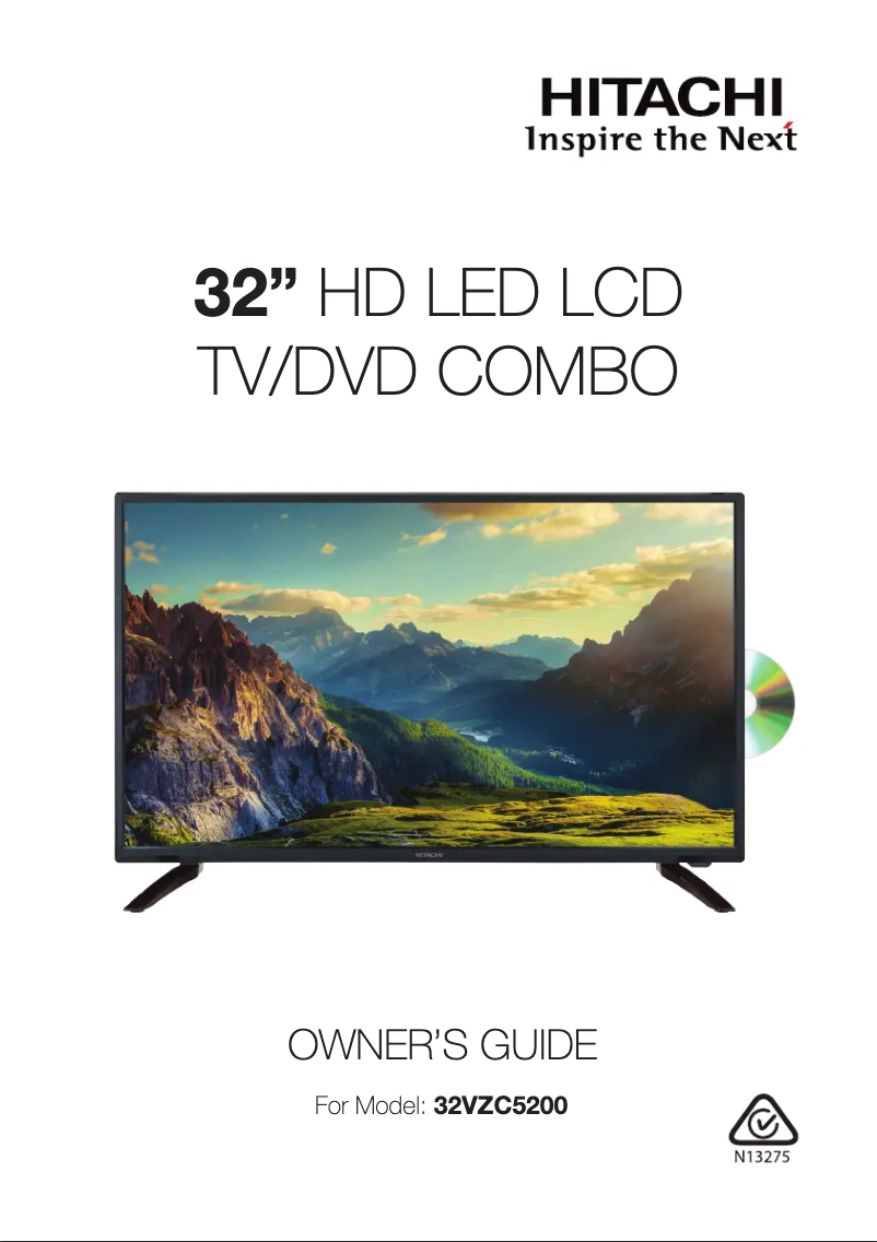 Image de la première page du manuel de l'appareil 32VZC5200