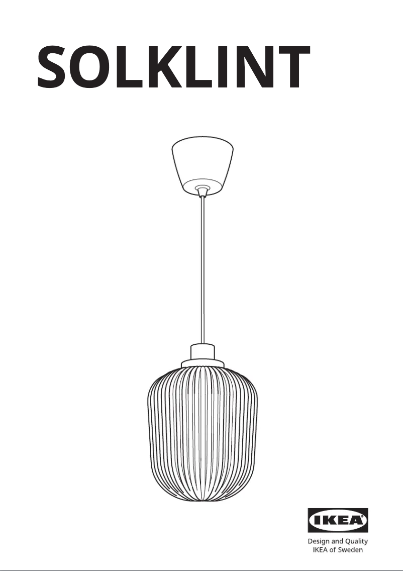 Image de la première page du manuel de l'appareil SOLKLINT 305.445.14