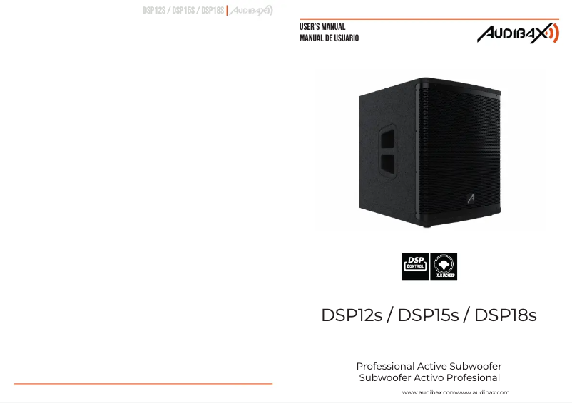 Image de la première page du manuel de l'appareil DSP18s