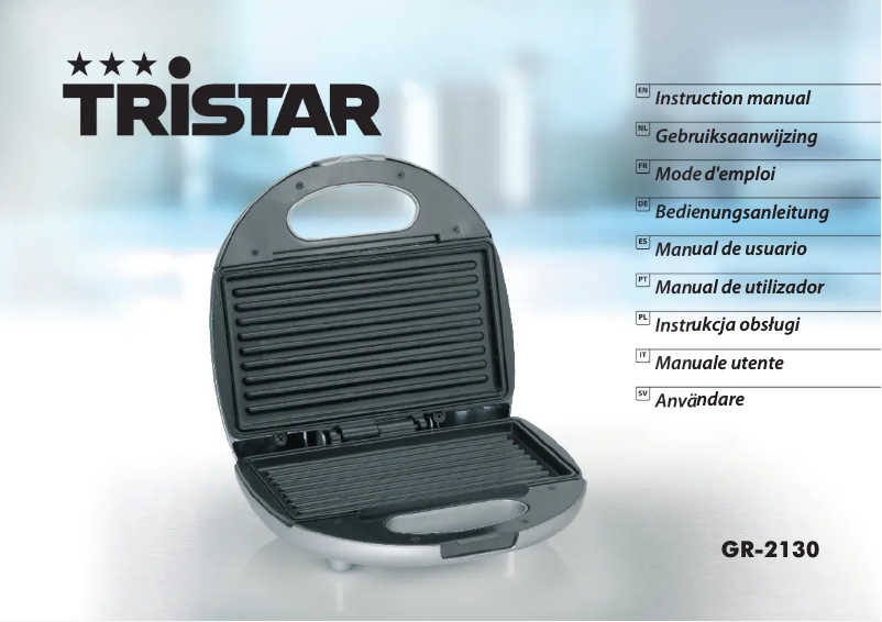 Página 1 del manual Manual de usuario TriStar GR-2130