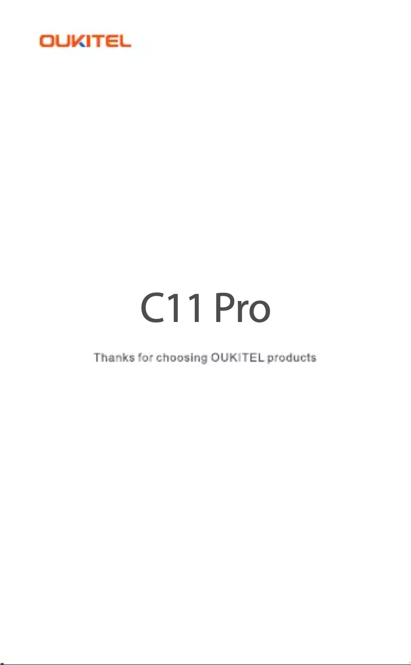 Image de la première page du manuel de l'appareil C11 Pro