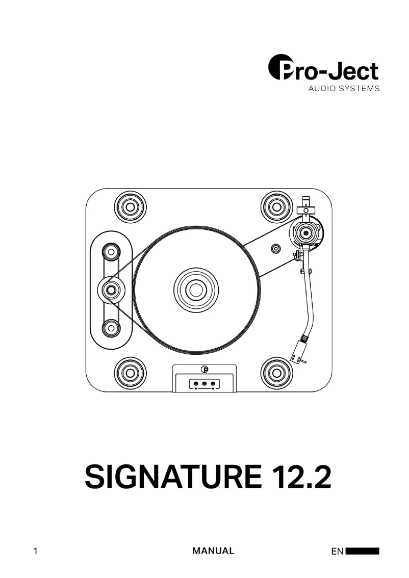 Page 1 de la notice Manuel utilisateur Pro-Ject Signature 12.2