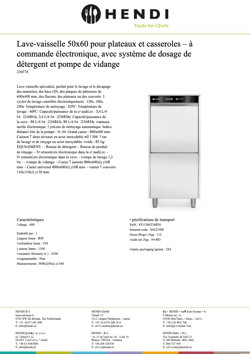 Image de la première page du manuel de l'appareil 236574