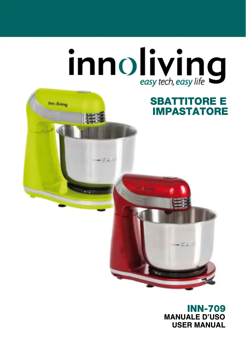 Page 1 de la notice Manuel utilisateur Innoliving INN-709R