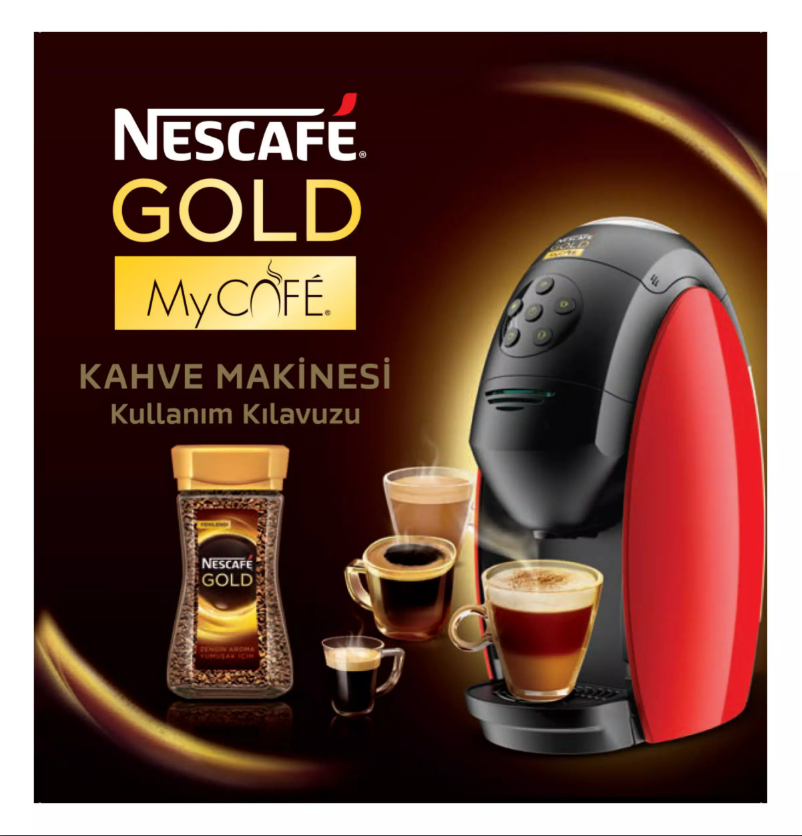 Page 1 de la notice Manuel utilisateur Nescafé Gold MyCafe