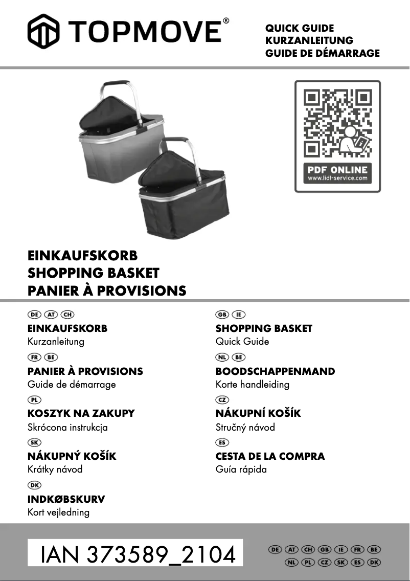 Página 1 del manual Manual de usuario Topmove IAN 102709