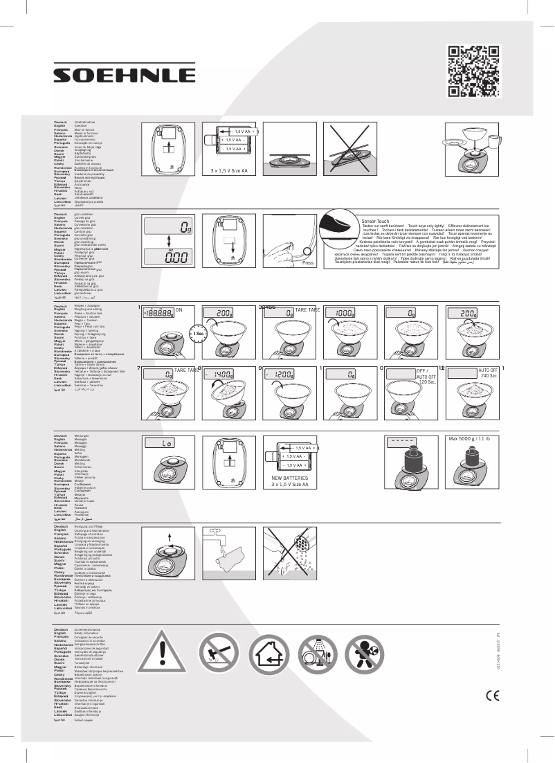 Page 1 de la notice Manuel utilisateur Soehnle Vintage Style 66229