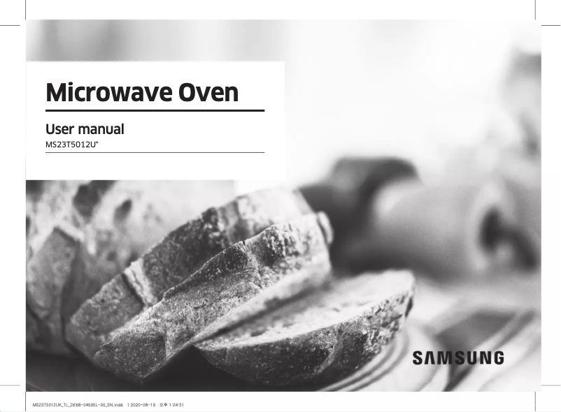 Page 1 de la notice Manuel utilisateur Samsung MS23T5012UP